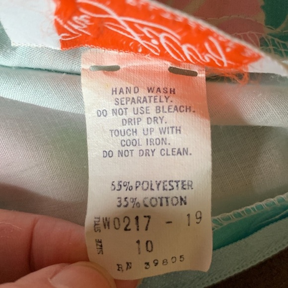 Vintage Lilly Pulitzer The Lilly sundress with eyelet lace trim Vintage Size 10 - Picture 12 of 12